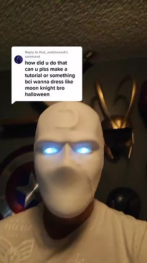 Moon Knight Cosplay Mask Tutorial: DIY LED Eyes & Magnets