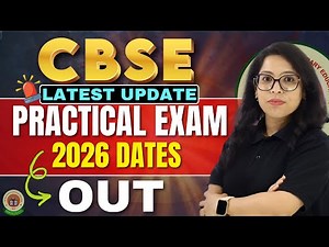 BIG UPDATE by CBSE! 🚨 Class 10 & 12 Practicals Schedule OUT | Board Exam 2025-26 Barkha Mam🔥
