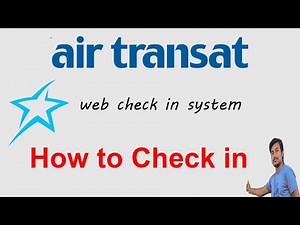 Air Transat online check in || how to check air transat || air transat check in website ||