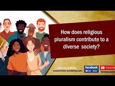 How does religious pluralism contribute to a diverse society?