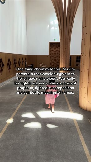 People always look for names that are unique and that hasn’t been heard of before. And then there’s me…who beams at the knowledge of another child having the same name as my kids 🥰 #muslimtiktok #muslimtrend #muslimparents