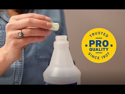 Concentrated Tablets to Clean With Less Waste