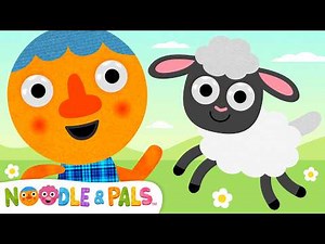 Noodle Had A Little Lamb 🐑 | Preschool Nursery Rhymes | Noodle & Pals