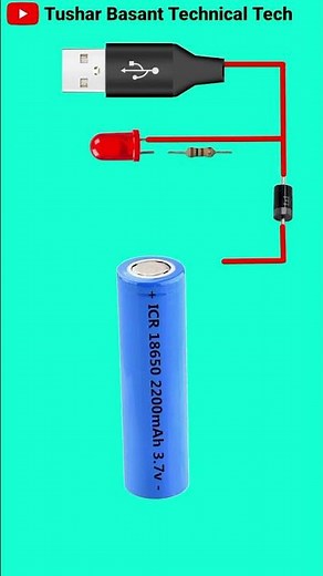 3 7 Volt Battery Charging Module Connection DIY Project #shorts...