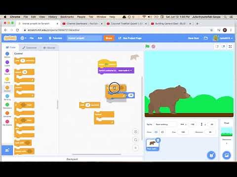 Scratch from scratch ep03: Animation: a bear walking