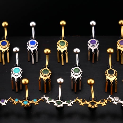 Belly Button Piercing, Surgical Steel - 1V/05 - Etsy Canada