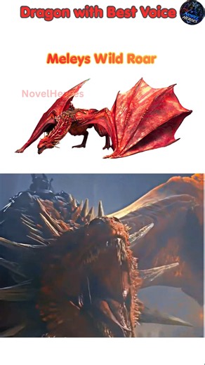 Dragons with the best voice in house of the dragon #houseofthedragon #dragons