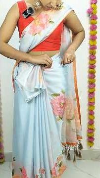 Perfect Fitting Saree Draping | Get a Neat & Flawless Saree Look Every Time