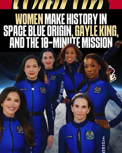 29K views · 235 reactions | Blue Origin's first all-women flight crew go into Space! 敖 | Angela Yee | Facebook