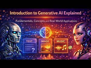Introduction to Generative AI Explained | Fundamentals, Concepts, and Real World Applications