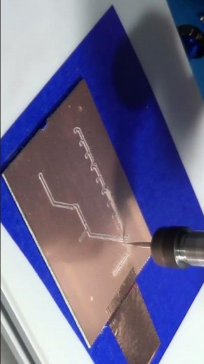 Milling A PCB With My New CNC Machine