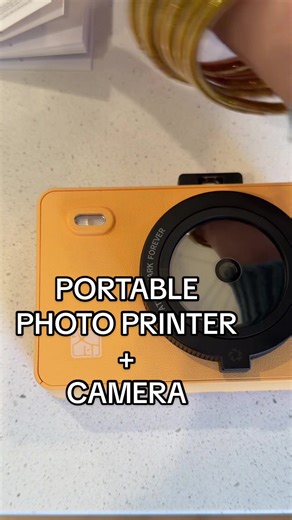 INSTSANT print camera- on nice photo sheets. OR you can print photos from your phone! I’m blown away by the quality on this. #instantprintcamera #camera #instantprint #photoprinter #portablephotoprinter