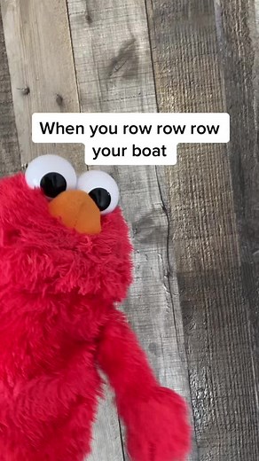Elmo Sings 'Row, Row, Row Your Boat' with a Fun Twist