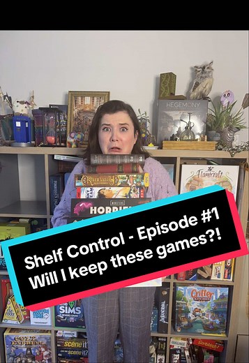 🙃SHELF CONTROL!🙃 I’m going through my board games and seeing what to keep and what to say goodbye to. 👋 Will I have any shelf control?! The prospects don’t look good! 😳🙈😬 Shoutout to @Jamie & David l Gaming Couple for the fabulous idea! 💡 #boardgames #keepordelete #collection #selfcontrol #scratchitoffboardgames