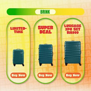 133K views | You’re in luck! Grab a 3PC Luggage Set worth RM999 in the latest BRINK Collection that comes in various colors.​ Shop this Super Deal in-store or on our website now till 29 Sep: https://www.americantourister.com.my/super-deal-2024 ​ #AmericanTouristerMY #ATSuperDeal #BRINK #FindFunEverywhere | American Tourister | Facebook