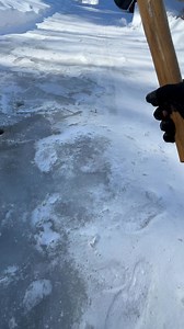 52K views · 627 reactions | Gravel driveways are no fun in the wintertime. Ice just continually builds up all season long especially if you get hit with a snow them melt combo. But I’m learning as I go. #driveway #ice #sand #newhampshire | Luke’s Goldies | Facebook