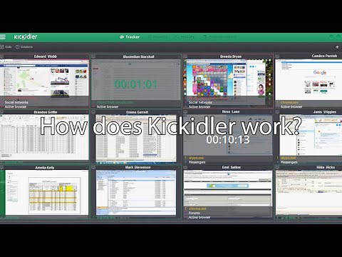 How Does Kickidler Employee Monitoring Software Work? #kickidler