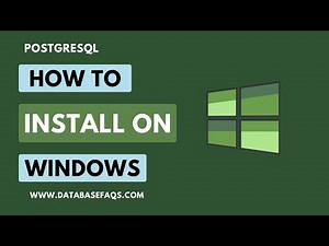 How to install PostgreSQL on Windows 11 | how to install postgresql and pgadmin4 on windows 11