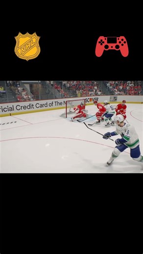 Robbed 🥷😲 #nhl26 #hut #canucks #ps5 #hockey