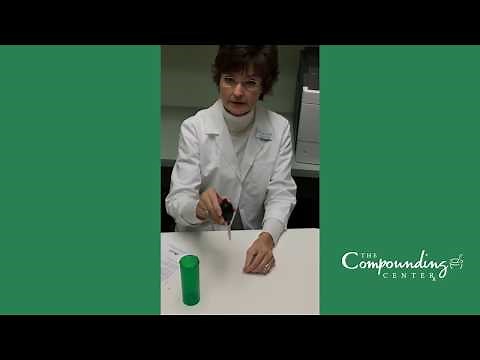Ear Powder Capsules using an Insufflator