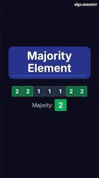 Majority Element | LeetCode 169 | Boyer-Moore Algorithm