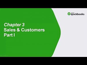 Chapter 3 Sales and Customers Part I