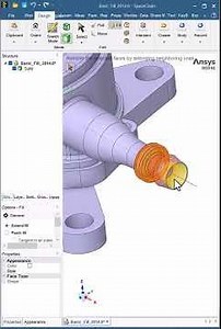 Fill Command in Ansys SpaceClaim | Quick CAD Trick #shorts