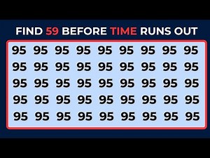 Test Your Observation Skill! Spot The Odd Numbers and Letters