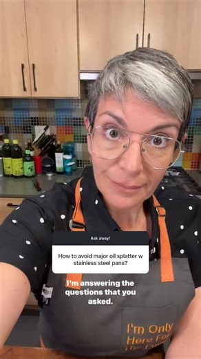 16K views · 36 comments | Can you avoid splatter when cooking? Let’s talk about it! #cooking #cookingtips #kitchen #kitchenequipment | Erica Wides | Facebook