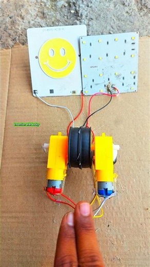 | dc gear motor generates electricity |#experiment #youtubeshorts #shortvideo #tech