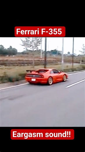 Ferrari F-355 sound!! #motorsports