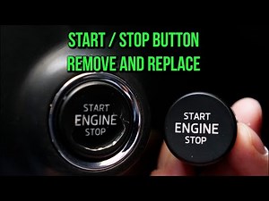 REMOVE AND INSTALL START / STOP BUTOON ON KEYLESS ENTRY SKODA OCTAVIA 3, SKODA KODIAK, Karoq, Fabia