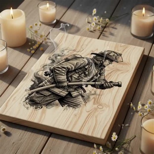 Firefighter Laser Ready PNG | Fireman Portrait Engraving | First Responder Gift | Wood Burn Art - Etsy