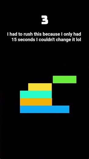 Block Tower Stack (I had to rush)