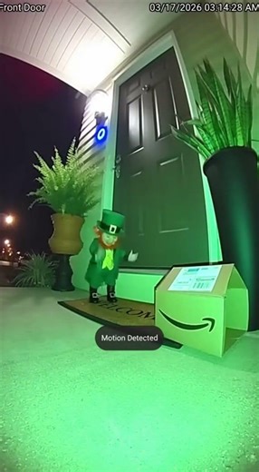 Real Leprechaun Rang My Doorbell & Left Gold at 3AM on St Patrick’s Day😱🍀 #RingCamera #viralvideo