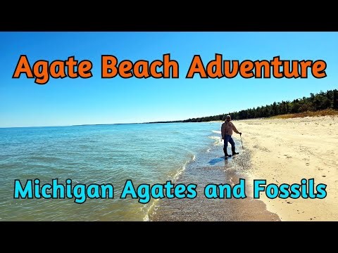 Agate Beach Adventure - Michigan Agates and Fossils