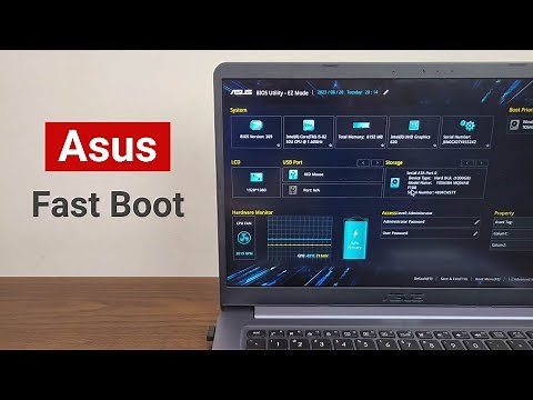 How to Enable / Disable Fast Boot on Asus Laptop BIOS
