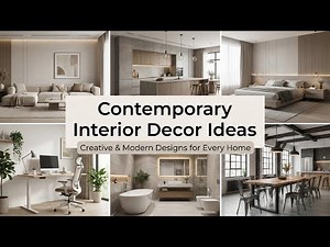 128+ Contemporary Interior Decor Ideas 2026 | Contemporary Home Decor & Modern Design