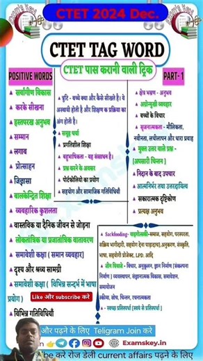 CG TET 2026 clear Karen positive word ke sath