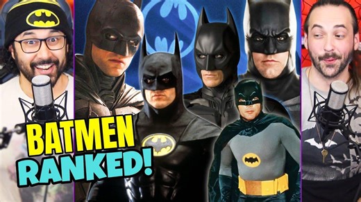 The Batman Actors Ranked!! Robert Pattinson, Ben Affleck, Michael Keaton, Christian Bale Etc...