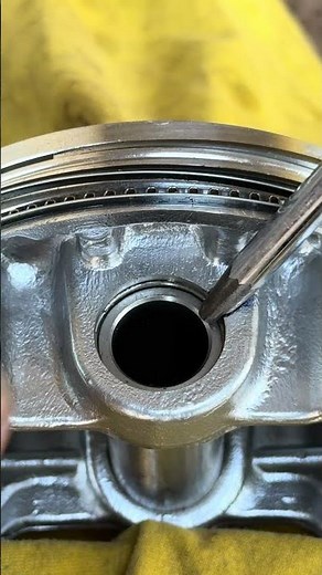 How to remove easy piston wrist pin #automobile #youtubeshorts #youtubereels #youtube