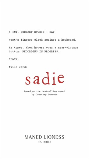 courtney summers (author) | SADIE's ebook is $2.99 across all platforms for a limited time so get it while you can. As @maned_lioness_pictures takes some exciting... | Instagram