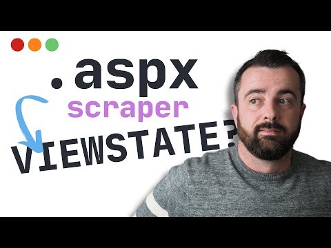Scrape .aspx sites with this method