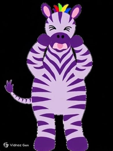Baby Monet The Zebra Purple