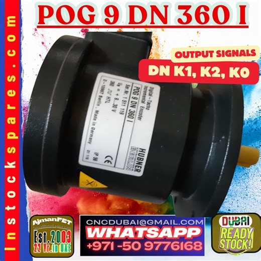 Encoder-Incremental: POG9DN360I Baumer Hübner POG 9 DN 360 I Incremental Encoder POG9DN 360 I Ready Stock