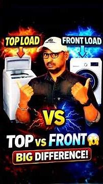 Top Load Vs Front Load Washing Machine – Biggest Difference! 😱🔥