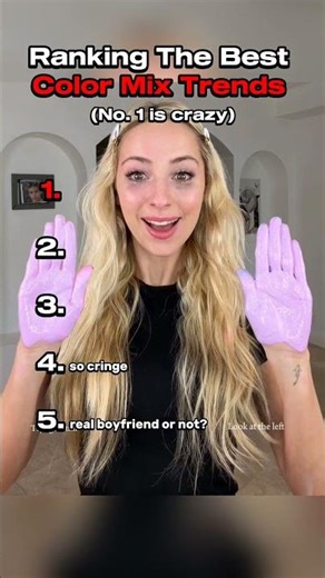 Ranking The Best Color Mixing Tiktok Trends