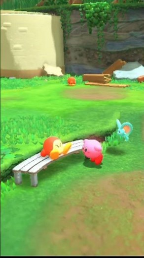 Kirby Saying hi! #kirby #カービィ #kirbyandtheforgottenland