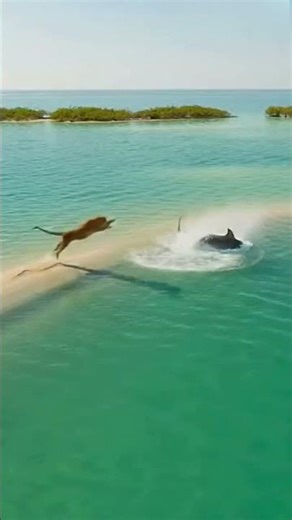 “Tiger vs Bull Shark: Bloodless Chaos”