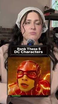 Blind Rank These 5 Heros! #dc #superhero #batman #flash #aquaman #challenge #tierlist #minigames